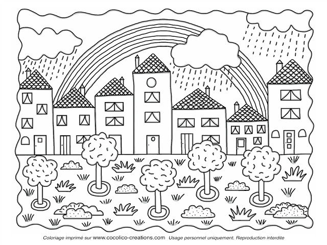 Coloring page: City (Buildings and Architecture) #64847 - Free Printable Coloring Pages