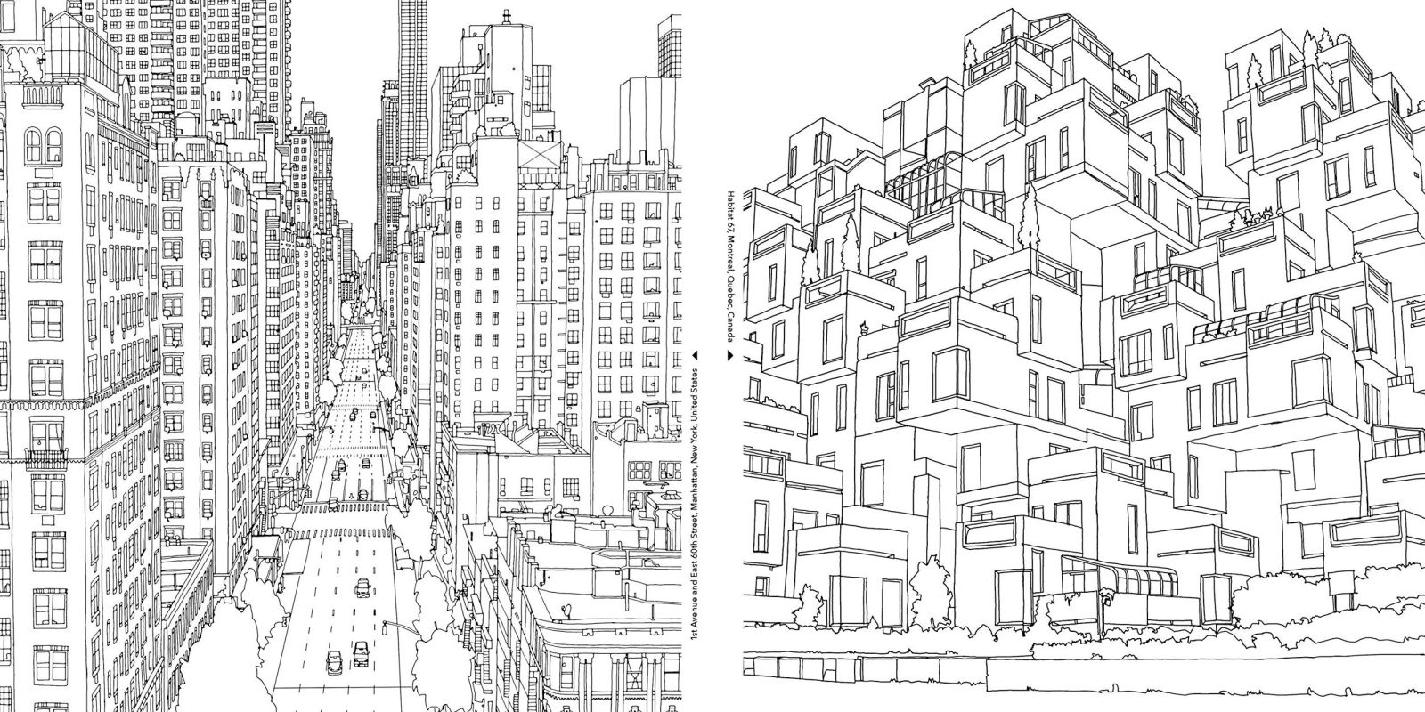 Coloring page: City (Buildings and Architecture) #64910 - Printable coloring pages