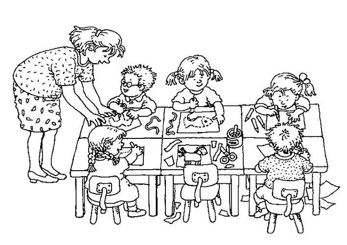 Coloring page: Classroom (Buildings and Architecture) #67932 - Free Printable Coloring Pages