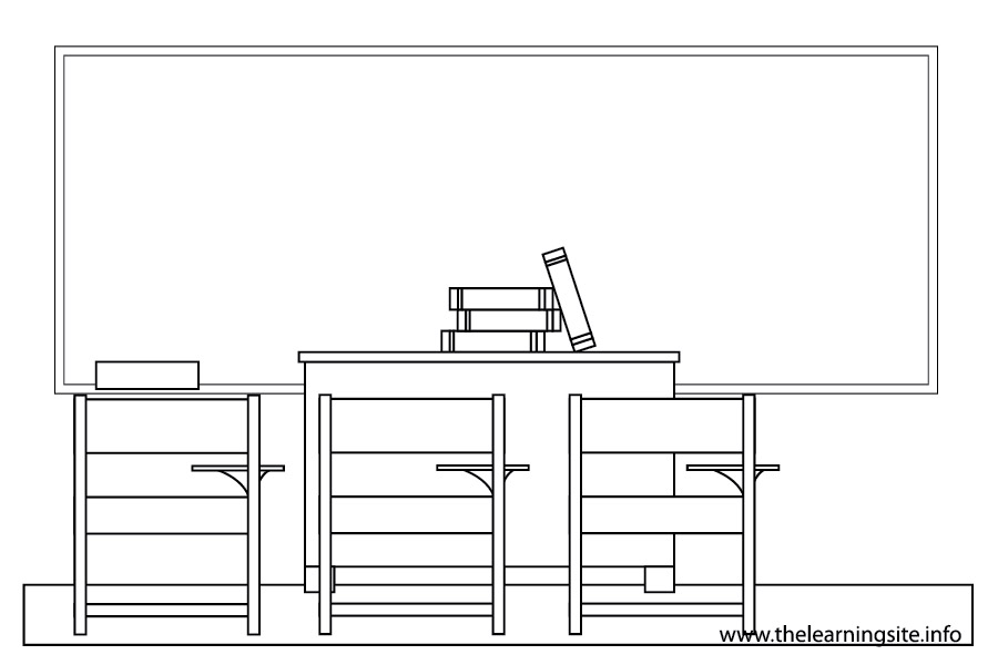 Coloring page: Classroom (Buildings and Architecture) #68034 - Free Printable Coloring Pages