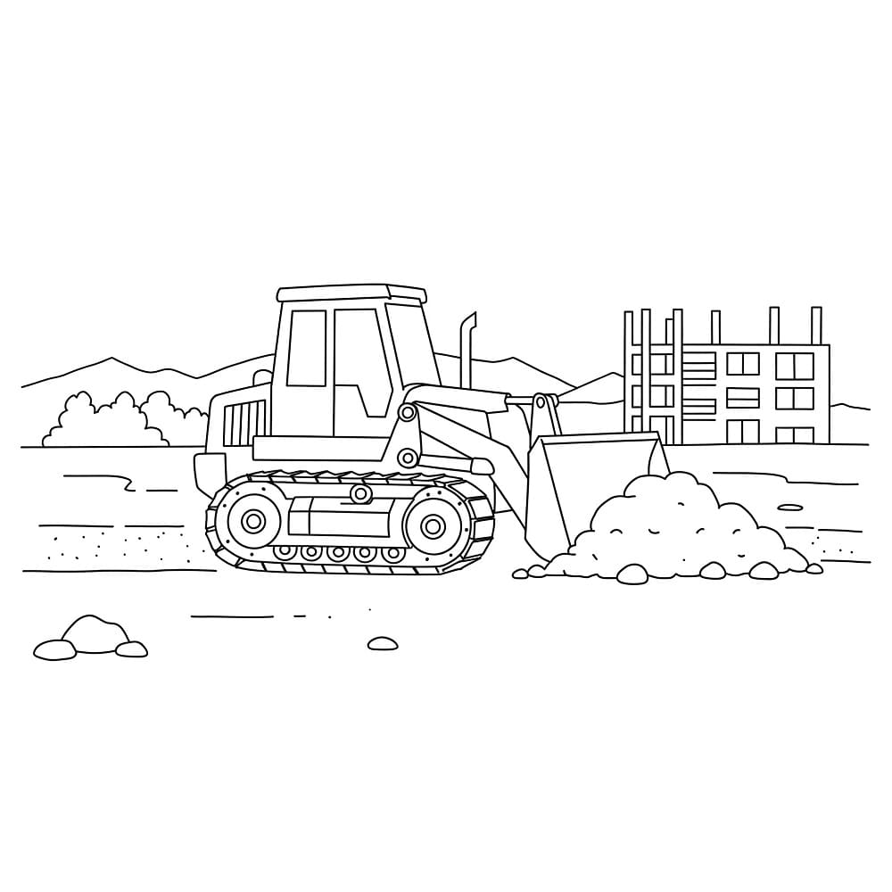 Free printable Construction site coloring page #220876 from Buildings and Architecture collection