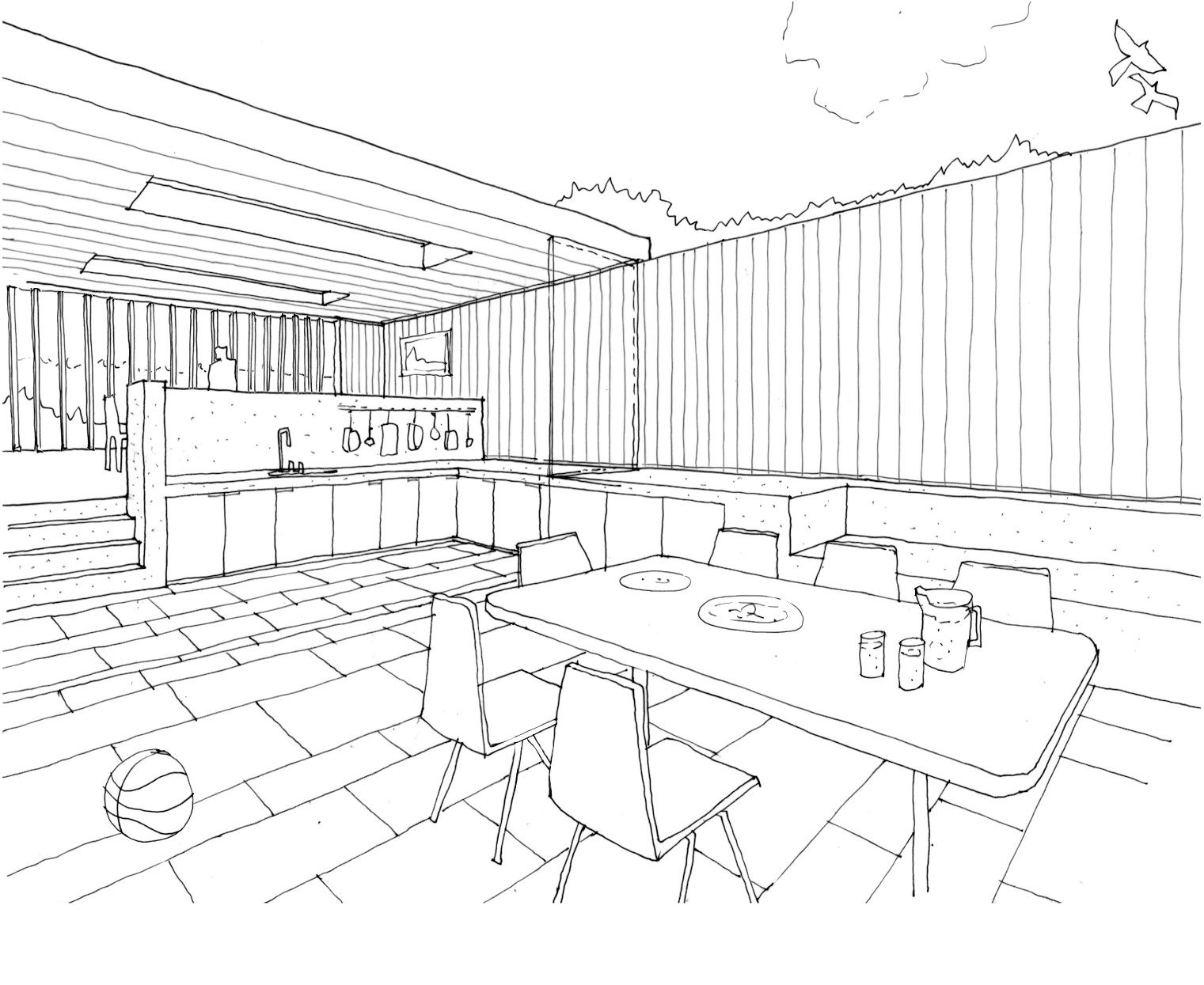 Free printable Dining room coloring page #66296 from Buildings and Architecture collection Free printable Dining room coloring page #66296 from Buildings and Architecture collection