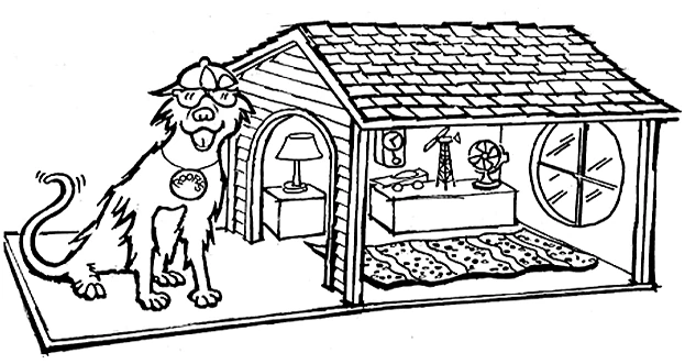 Free printable Dog House coloring page #62413 from Buildings and Architecture collection Free printable Dog House coloring page #62413 from Buildings and Architecture collection