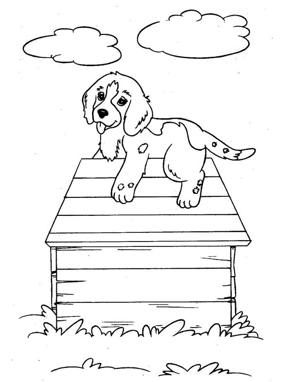 Coloring page: Dog kennel (Buildings and Architecture) #62424 - Free Printable Coloring Pages