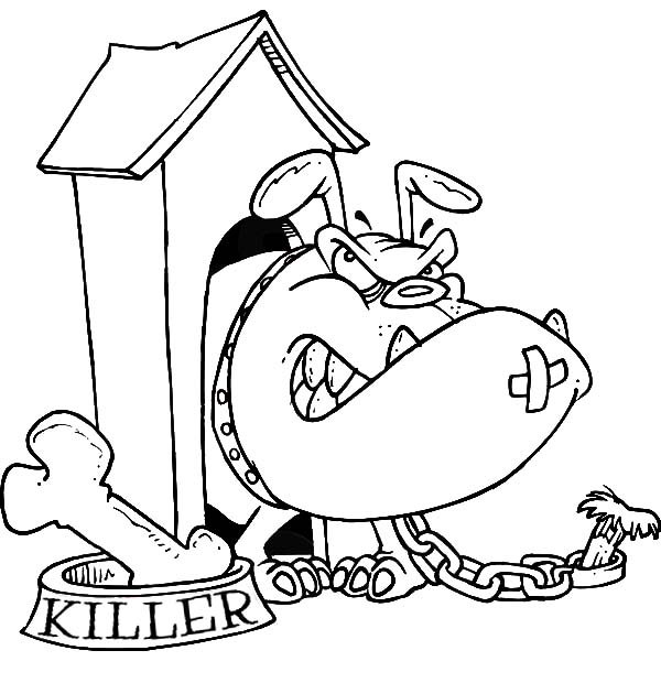 Coloring page: Dog kennel (Buildings and Architecture) #62431 - Free Printable Coloring Pages