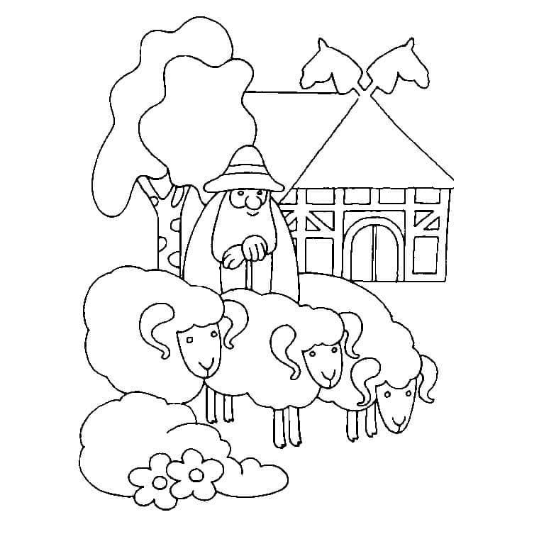 Free printable Farm coloring page #183700 from Buildings and Architecture collection