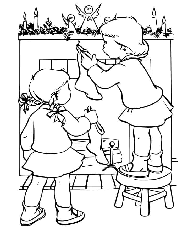 Free printable Fireplace coloring page #217174 from Buildings and Architecture collection Free printable Fireplace coloring page #217174 from Buildings and Architecture collection