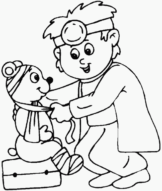 Coloring page: Hospital (Buildings and Architecture) #61848 - Free Printable Coloring Pages