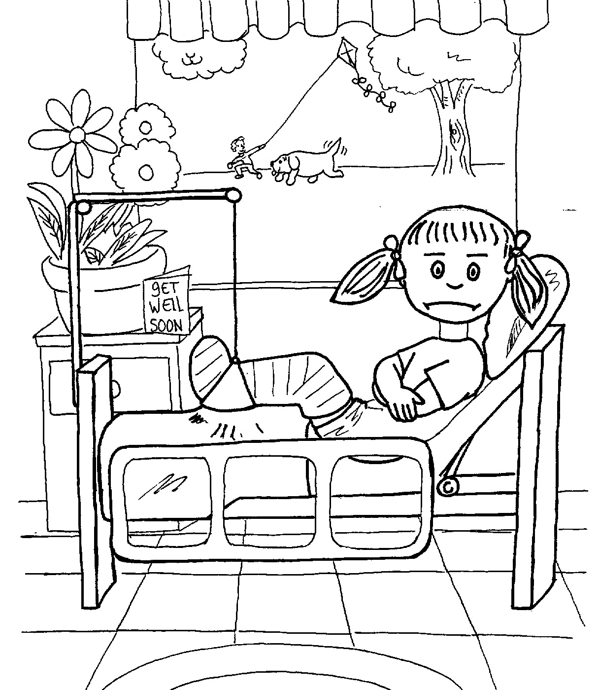 Coloring page: Hospital (Buildings and Architecture) #61853 - Free Printable Coloring Pages