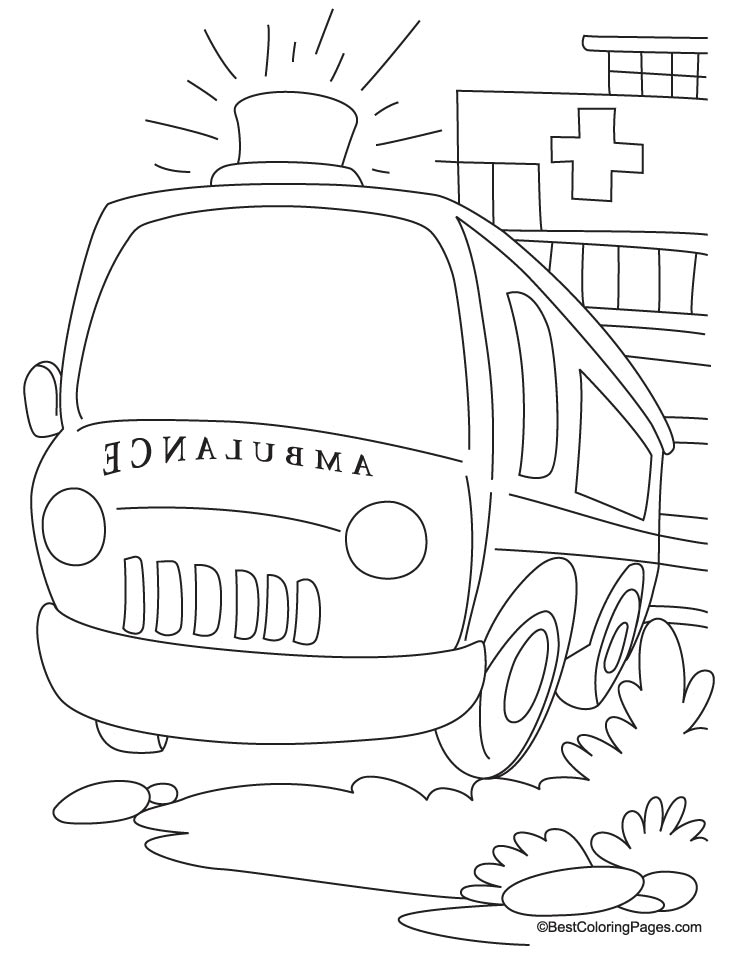 Coloring page: Hospital (Buildings and Architecture) #61871 - Free Printable Coloring Pages