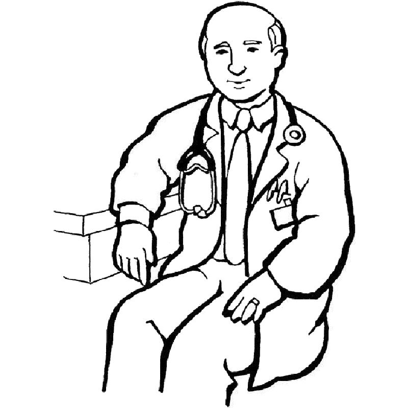 Coloring page: Hospital (Buildings and Architecture) #61879 - Free Printable Coloring Pages