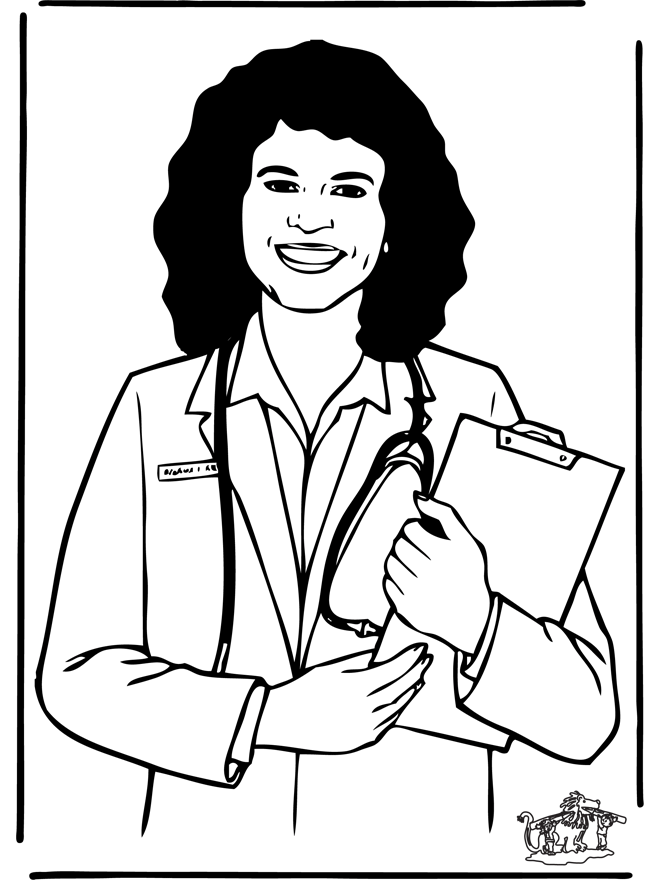 Coloring page: Hospital (Buildings and Architecture) #61894 - Free Printable Coloring Pages