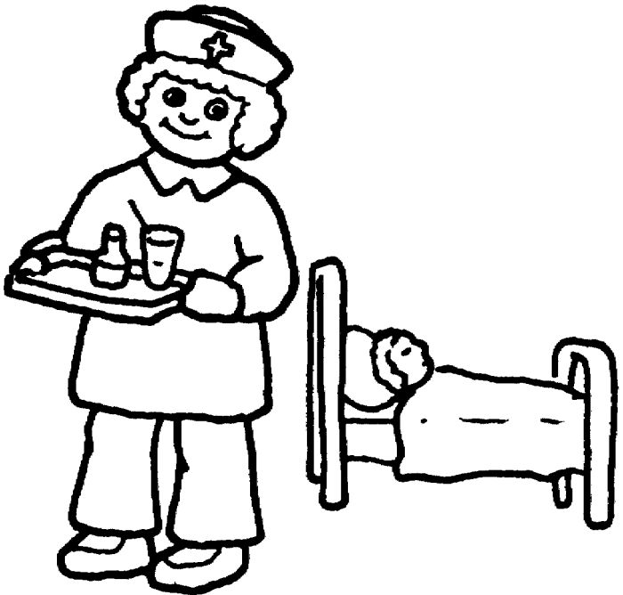 Coloring page: Hospital (Buildings and Architecture) #62014 - Printable coloring pages