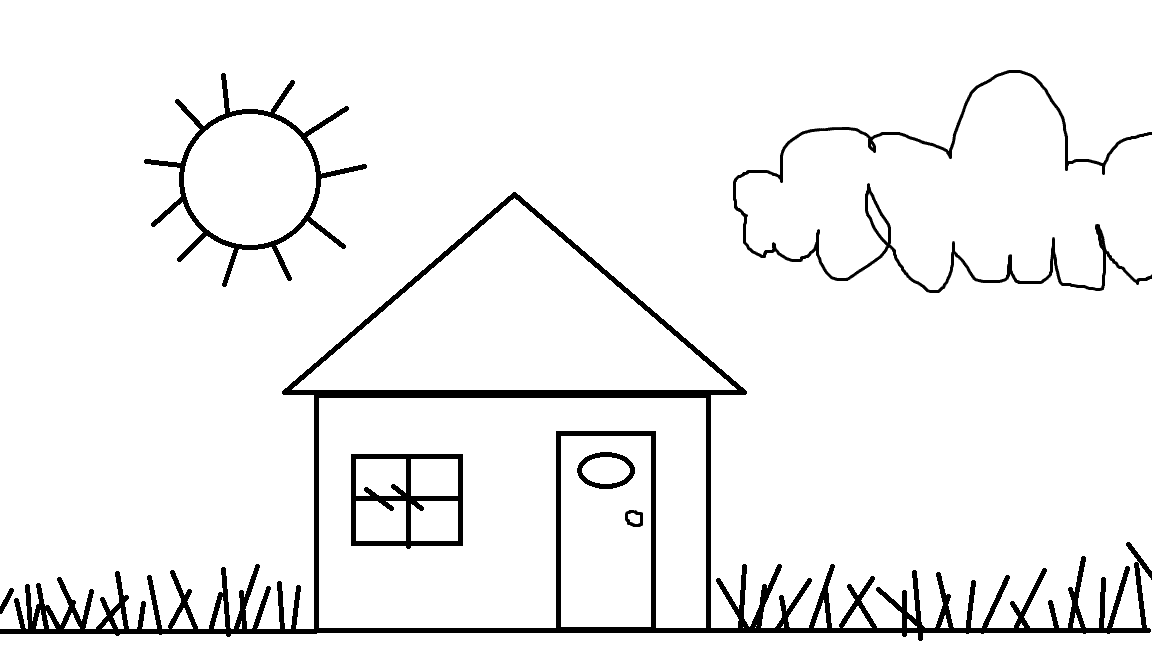 Coloring page: House (Buildings and Architecture) #64629 - Free Printable Coloring Pages