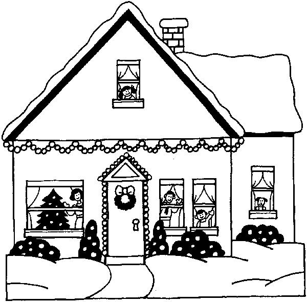 Coloring page: House (Buildings and Architecture) #64637 - Free Printable Coloring Pages