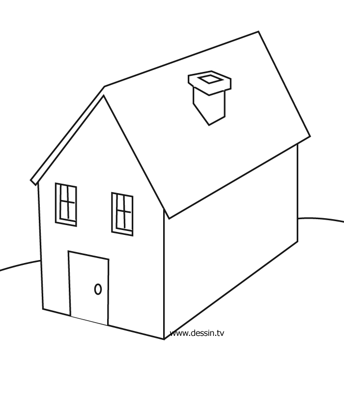 Coloring page: House (Buildings and Architecture) #64678 - Free Printable Coloring Pages