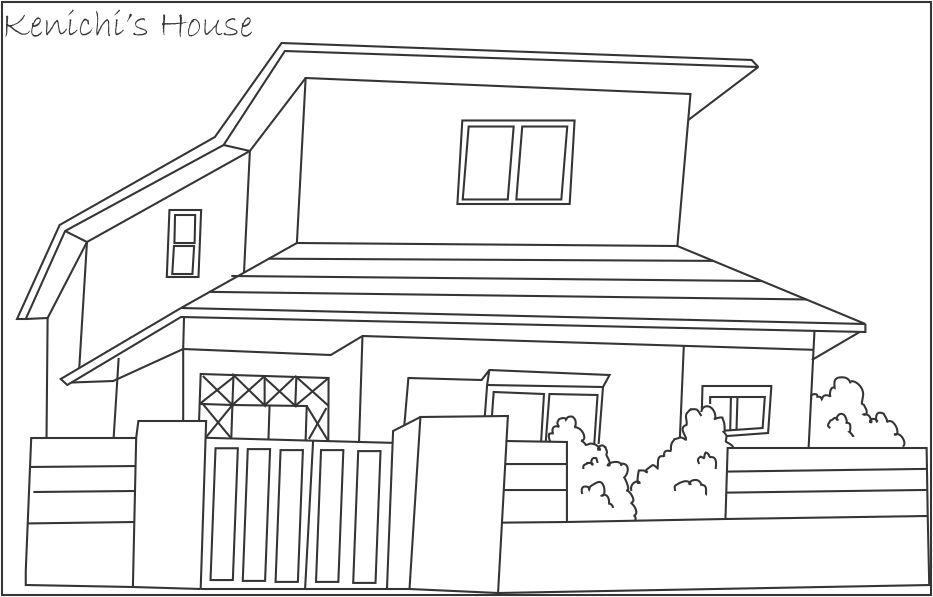 Coloring page: House (Buildings and Architecture) #64739 - Free Printable Coloring Pages