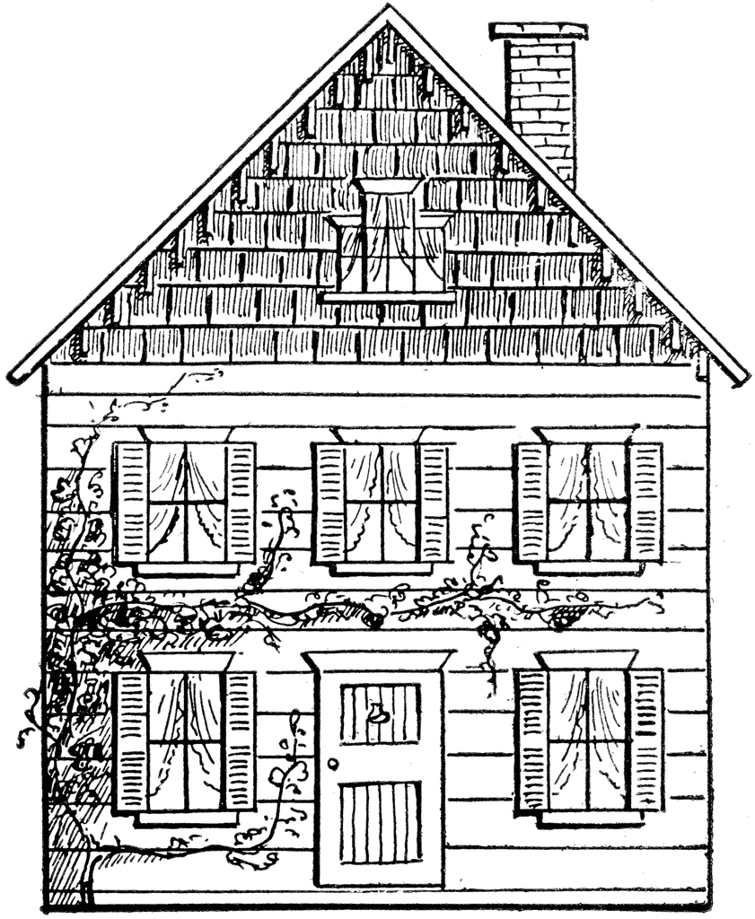 Coloring page: House (Buildings and Architecture) #66444 - Printable coloring pages
