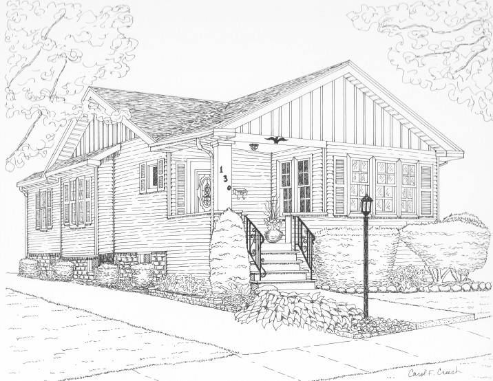 Coloring page: House (Buildings and Architecture) #66502 - Free Printable Coloring Pages