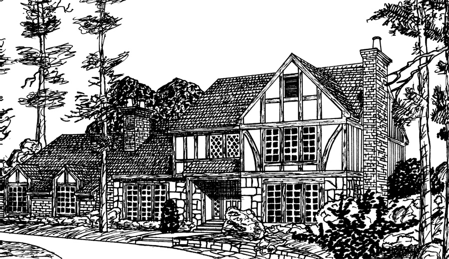 Coloring page: House (Buildings and Architecture) #66504 - Printable coloring pages