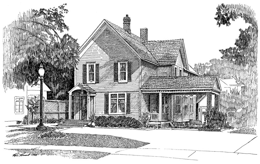 Coloring page: House (Buildings and Architecture) #66533 - Printable coloring pages