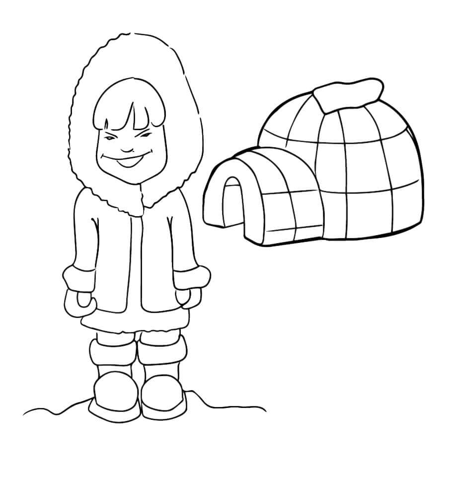 Free printable Igloo coloring page #179796 from Buildings and Architecture collection