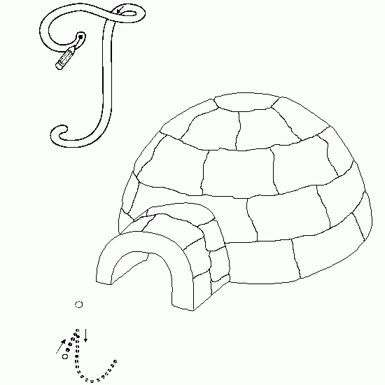Coloring page: Igloo (Buildings and Architecture) #61646 - Printable coloring pages