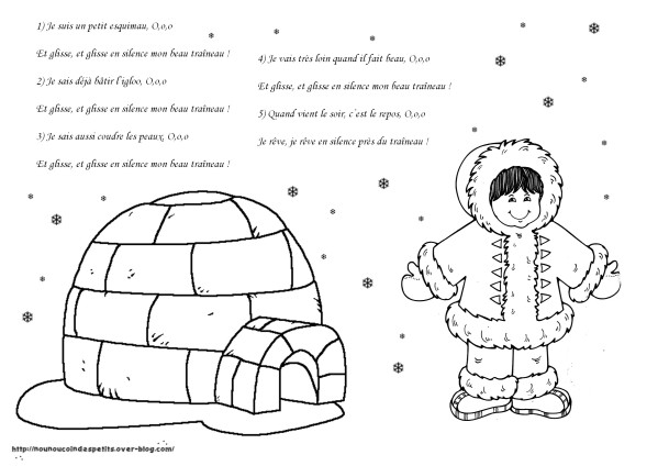 Coloring page: Igloo (Buildings and Architecture) #61692 - Printable coloring pages