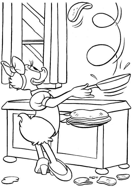 Coloring page: Kitchen room (Buildings and Architecture) #63577 - Printable coloring pages