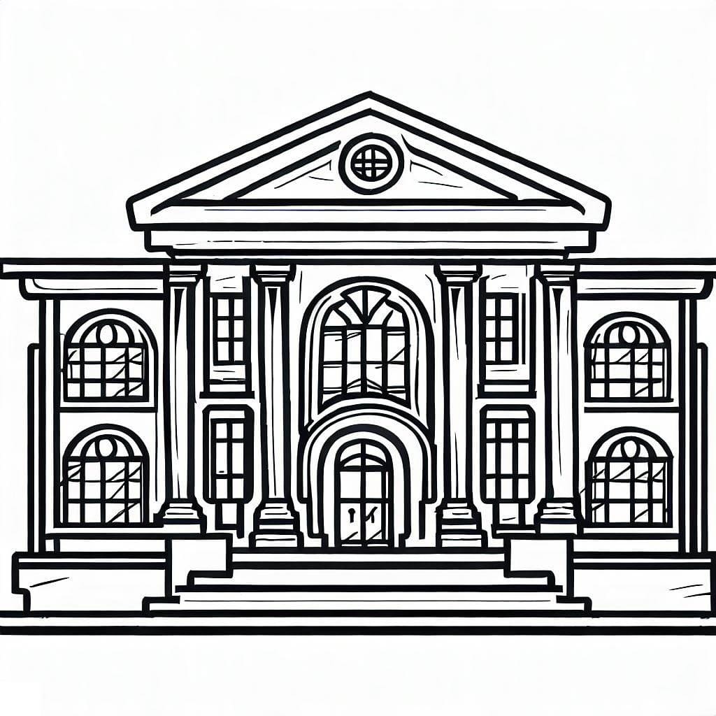 Free printable Library coloring page #191368 from Buildings and Architecture collection Free printable Library coloring page #191368 from Buildings and Architecture collection