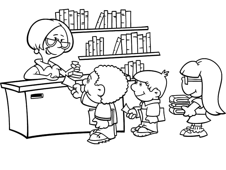 Free printable Library coloring page #191387 from Buildings and Architecture collection Free printable Library coloring page #191387 from Buildings and Architecture collection