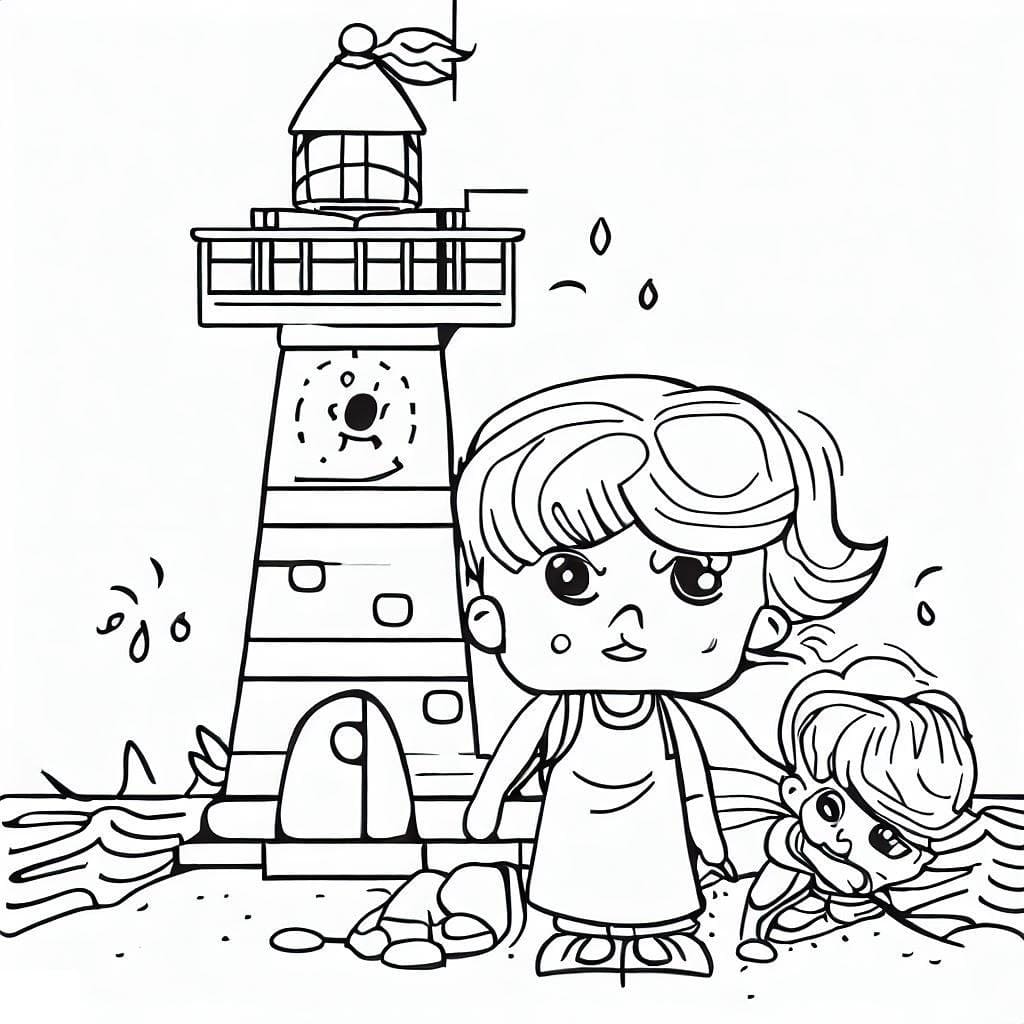 Free printable Lighthouse coloring page #188008 from Buildings and Architecture collection Free printable Lighthouse coloring page #188008 from Buildings and Architecture collection