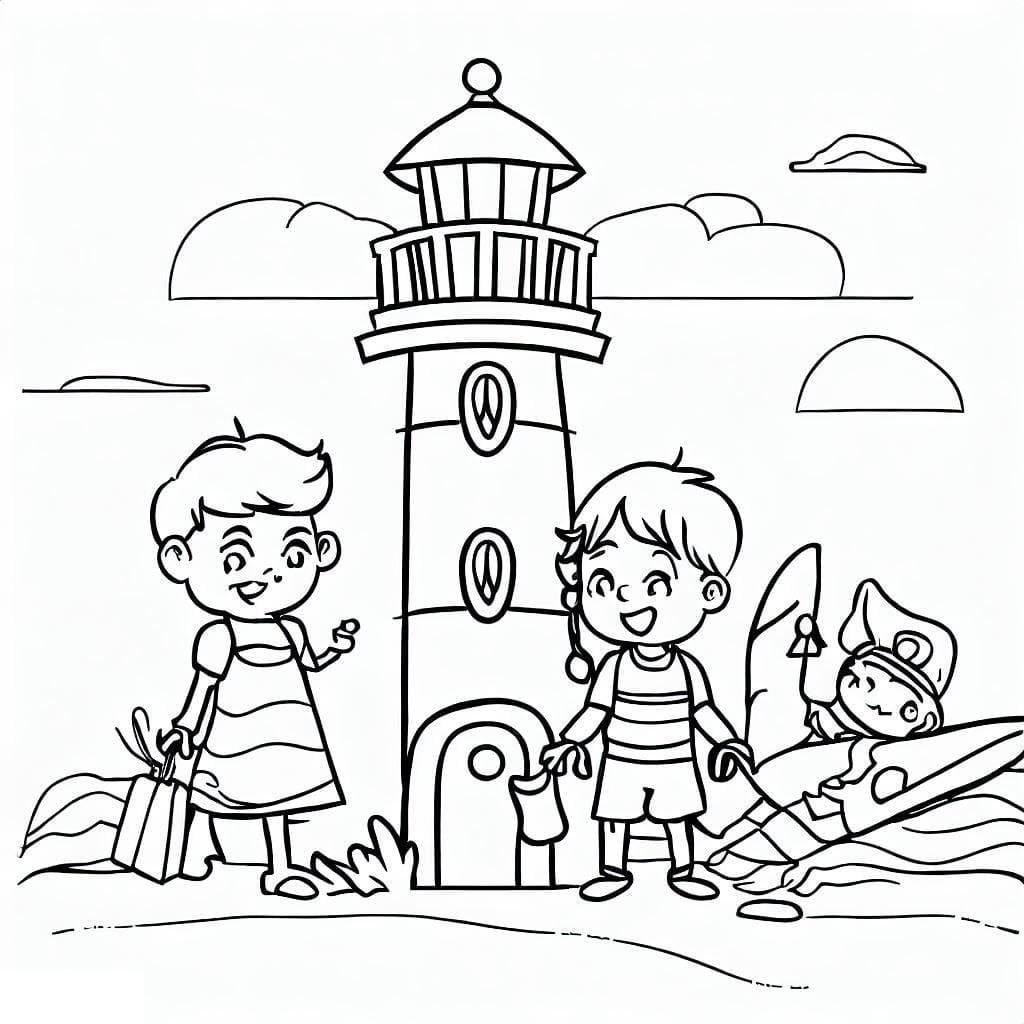 Free printable Lighthouse coloring page #188009 from Buildings and Architecture collection Free printable Lighthouse coloring page #188009 from Buildings and Architecture collection