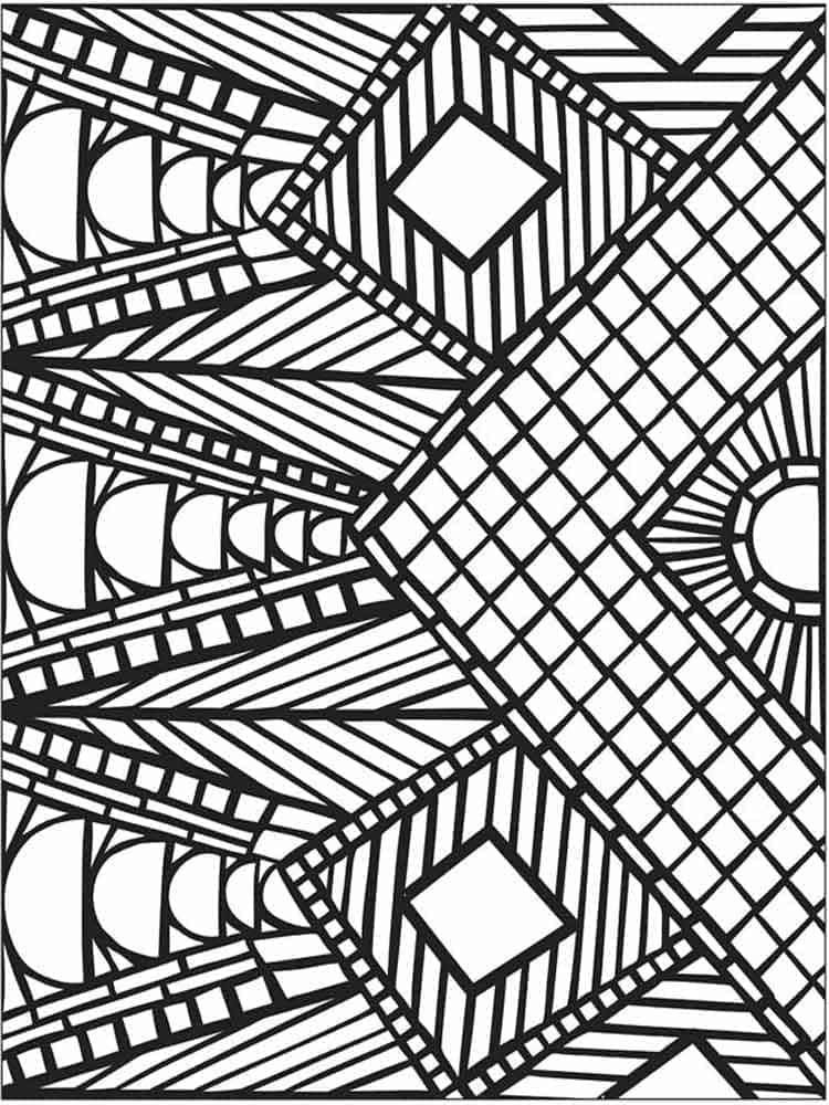 Coloring page: Mosaic (Buildings and Architecture) #203640 - Free Printable Coloring Pages