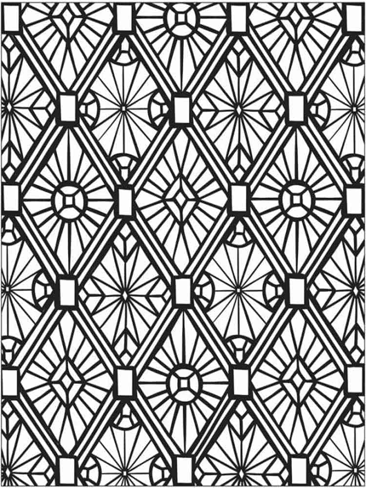 Coloring page: Mosaic (Buildings and Architecture) #203669 - Free Printable Coloring Pages