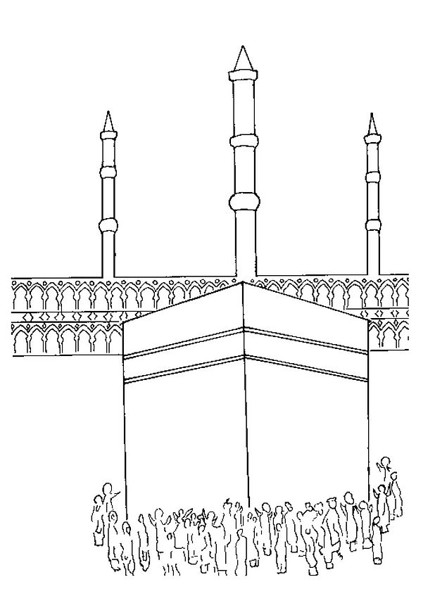Coloring page: Mosque (Buildings and Architecture) #64603 - Free Printable Coloring Pages