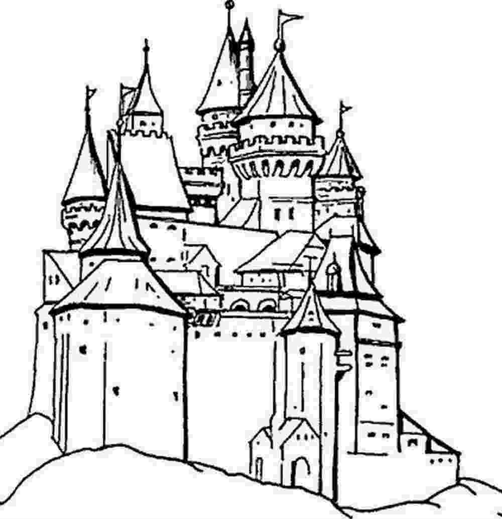 Coloring page: Palace (Buildings and Architecture) #62490 - Printable coloring pages