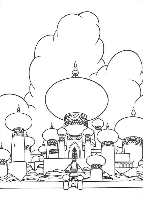 Coloring page: Palace (Buildings and Architecture) #62492 - Free Printable Coloring Pages