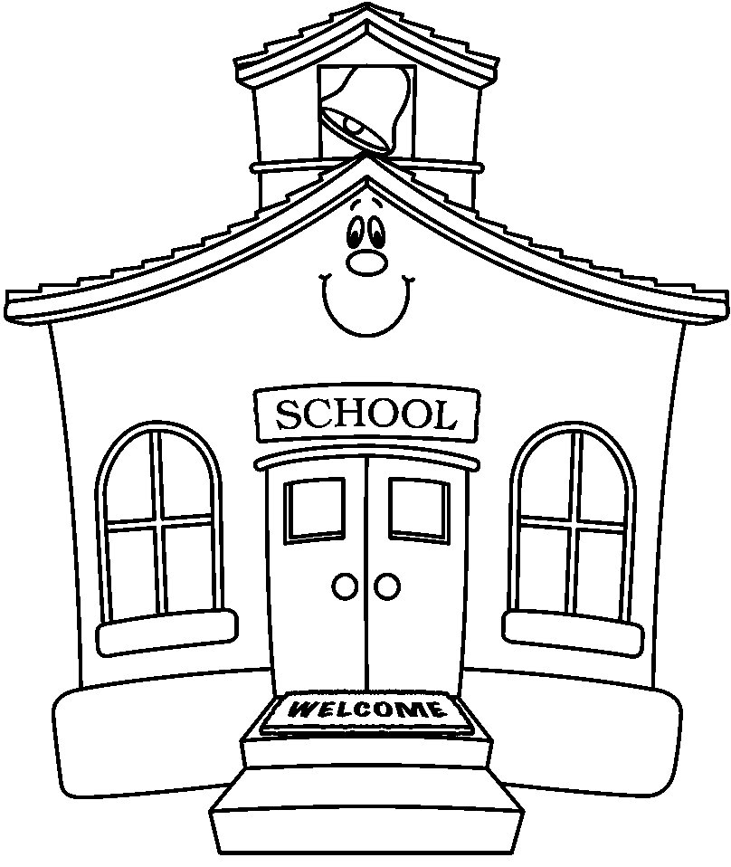 Coloring page: School (Buildings and Architecture) #66808 - Free Printable Coloring Pages