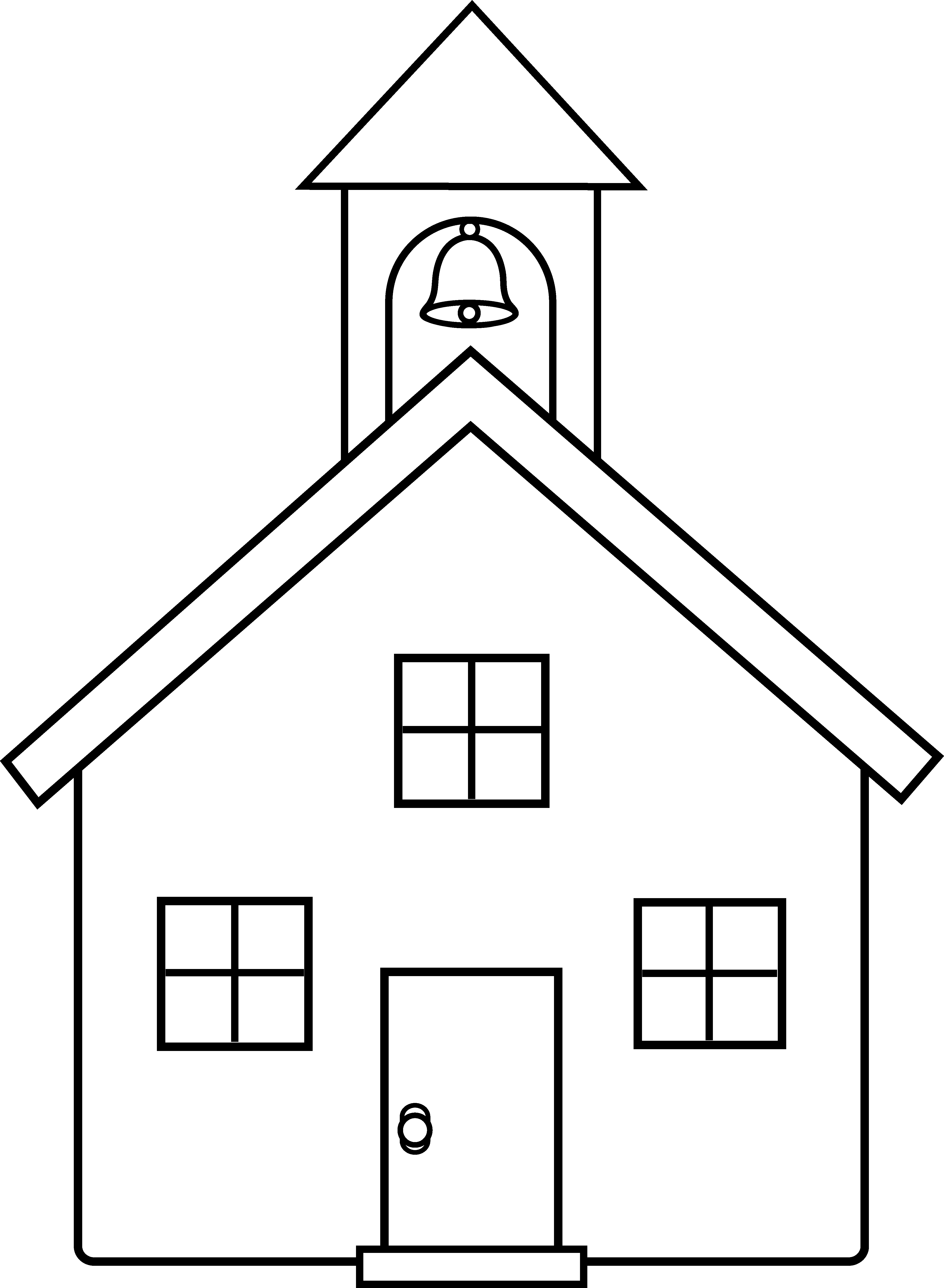 Coloring page: School (Buildings and Architecture) #66812 - Free Printable Coloring Pages