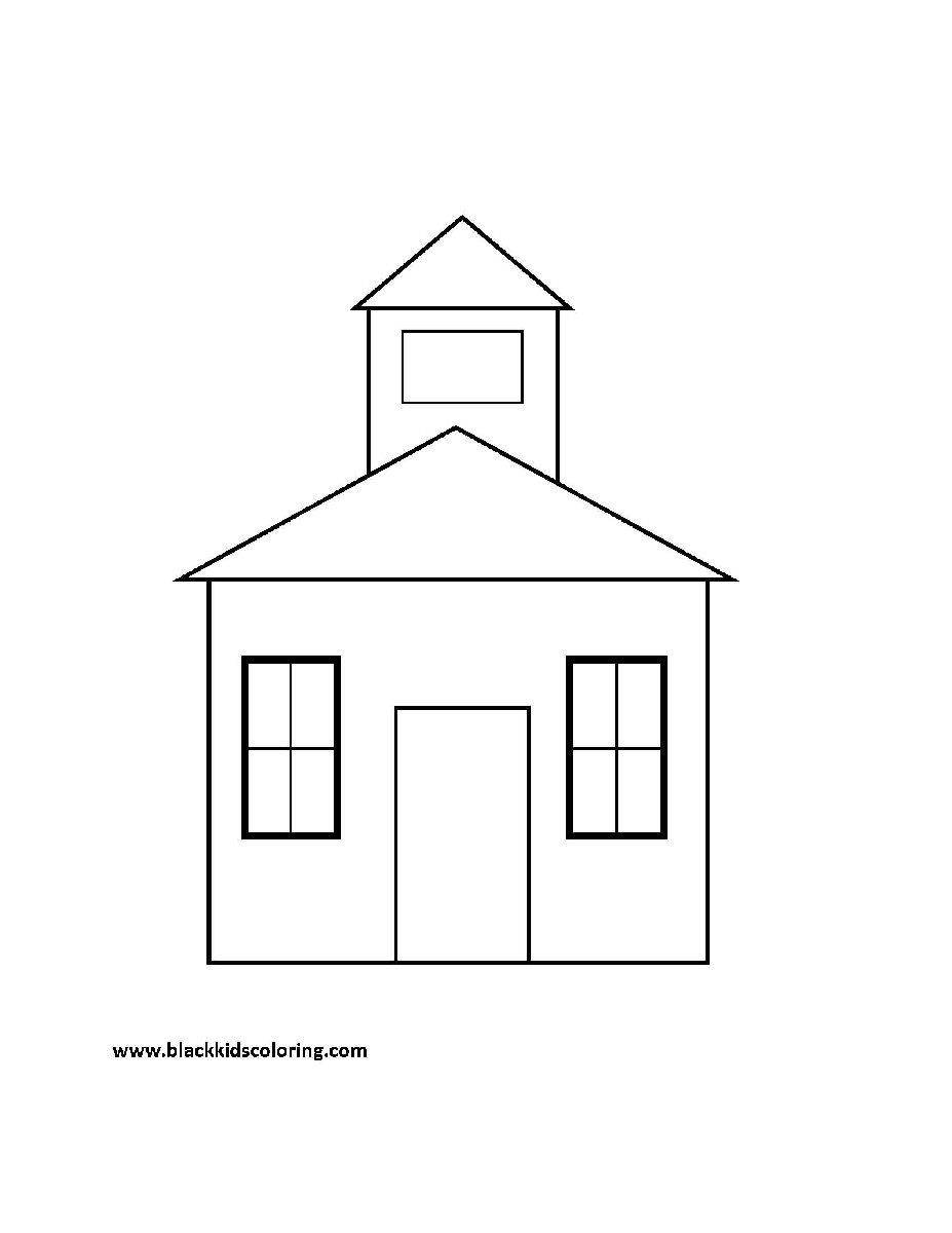 Coloring page: School (Buildings and Architecture) #66829 - Free Printable Coloring Pages