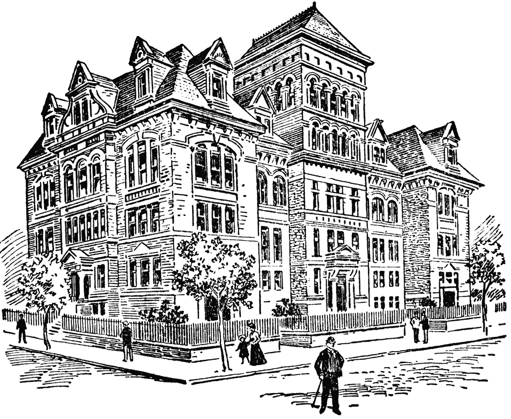 Coloring page: School (Buildings and Architecture) #66879 - Free Printable Coloring Pages