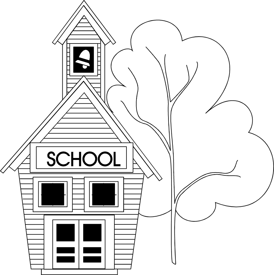 Coloring page: School (Buildings and Architecture) #66896 - Free Printable Coloring Pages
