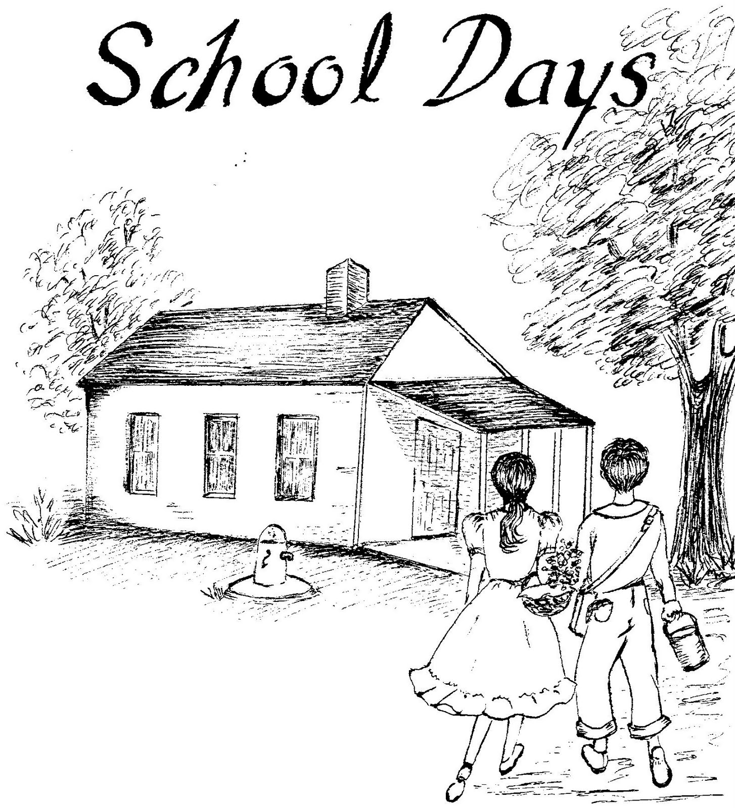 Coloring page: School (Buildings and Architecture) #66901 - Free Printable Coloring Pages