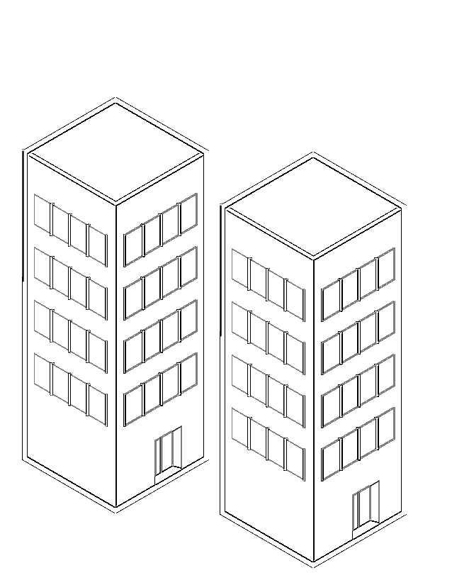 Coloring page: Skyscraper (Buildings and Architecture) #65544 - Free Printable Coloring Pages