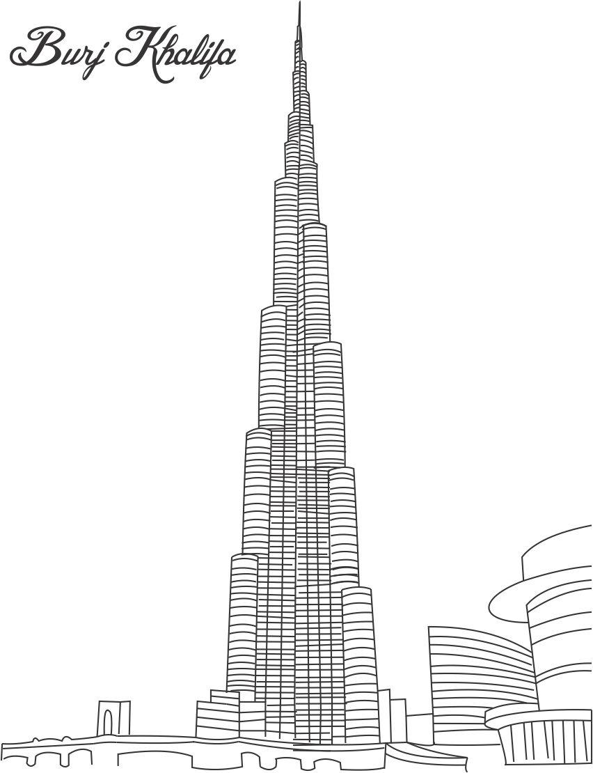 Coloring page: Skyscraper (Buildings and Architecture) #65790 - Free Printable Coloring Pages