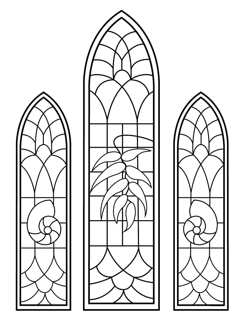 Free printable Stained Glass coloring page #174304 from Buildings and Architecture collection Free printable Stained Glass coloring page #174304 from Buildings and Architecture collection