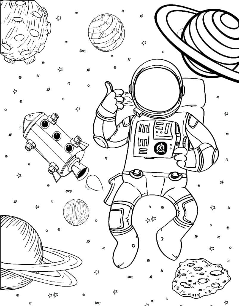 Free printable Astronaut coloring page #184411 from Careers and Professions collection Free printable Astronaut coloring page #184411 from Careers and Professions collection