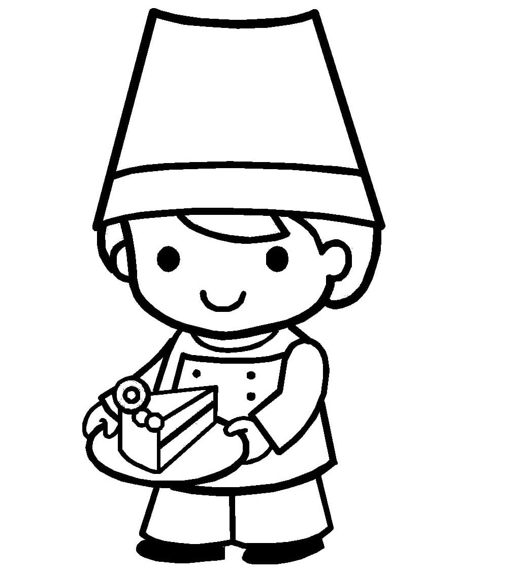 Free printable Baker coloring page #217512 from Careers and Professions collection Free printable Baker coloring page #217512 from Careers and Professions collection