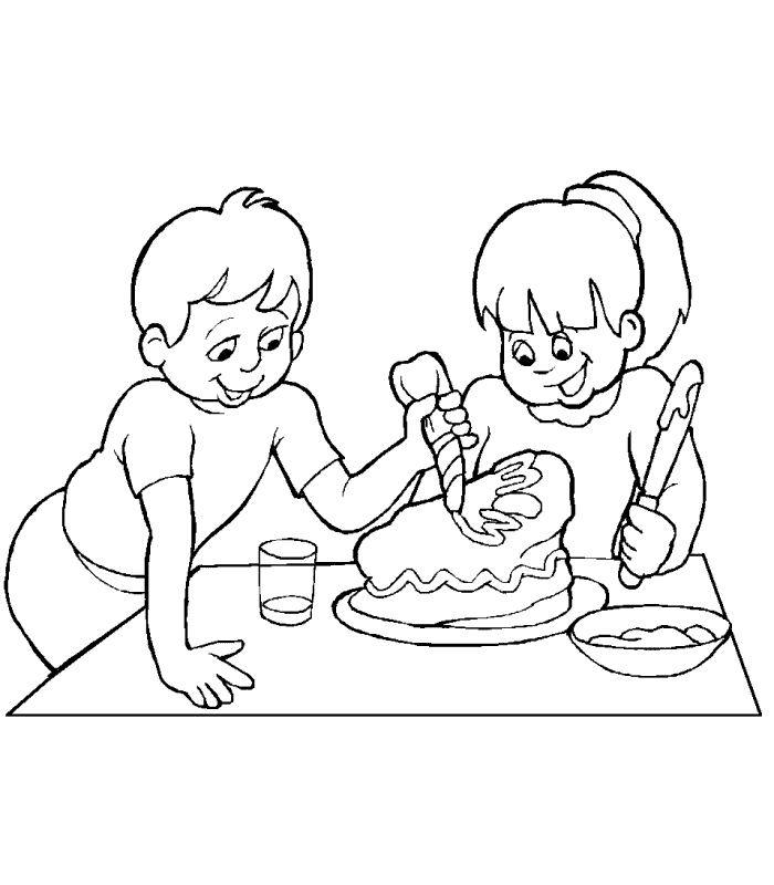 Free printable Baker coloring page #89958 from Careers and Professions collection Free printable Baker coloring page #89958 from Careers and Professions collection
